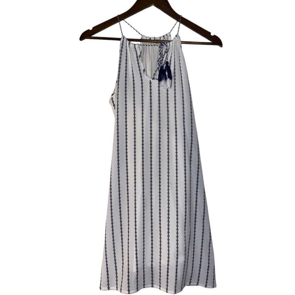 Lazy Sunday Women Racerback Stripe Tunic M Dainty Flowy Feminine Summer